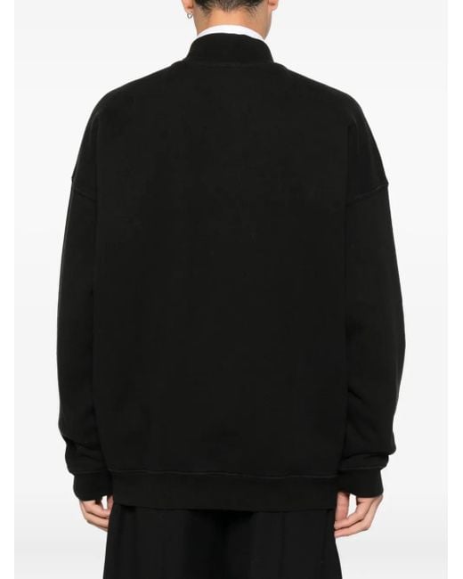 Willy Chavarria Black Veste À Fermeture Zippée for men