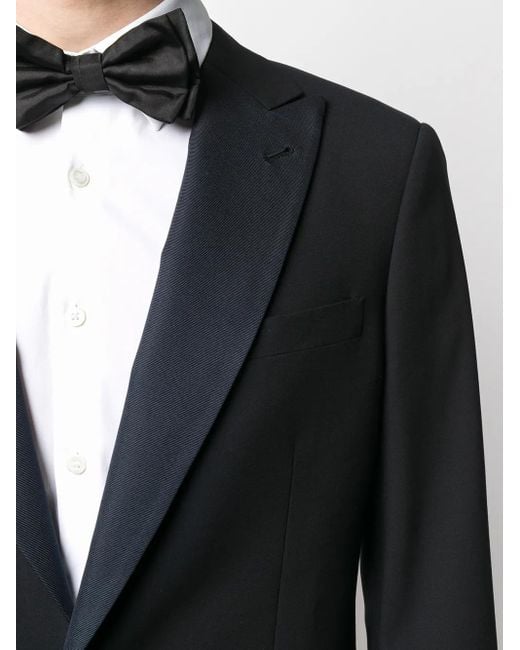 Giorgio Armani Blue Single-Breasted Wool Suit for men