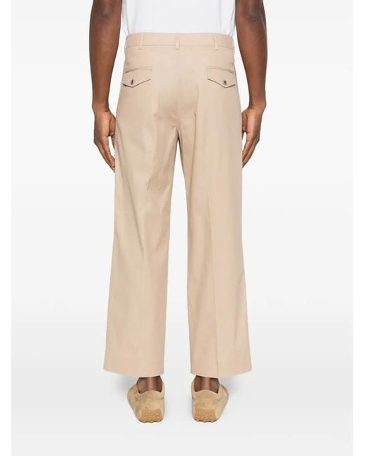 Pence White Pantalon À Design Plissé for men
