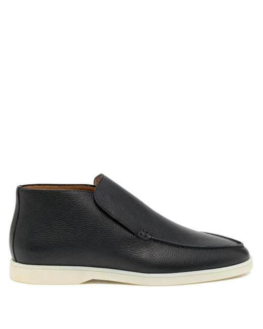 Aurélien Black City Grain Boots for men