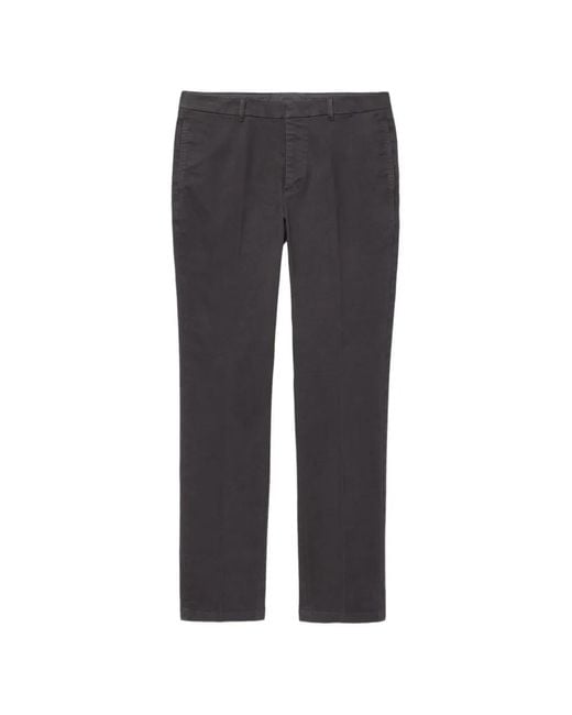 AllSaints Gray Haydon Slim-Fit Trousers for men