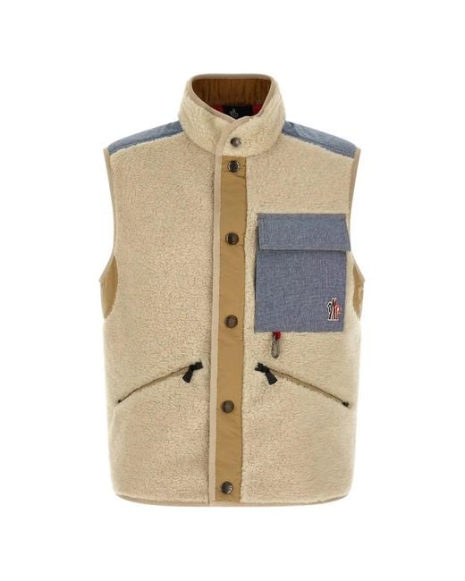Moncler Natural Logo Vest Jacket for men