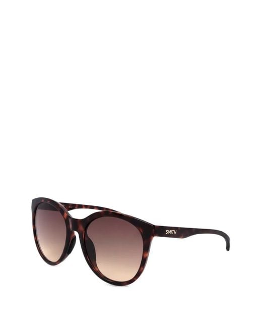 Smith Brown Round-Frame Sunglasses