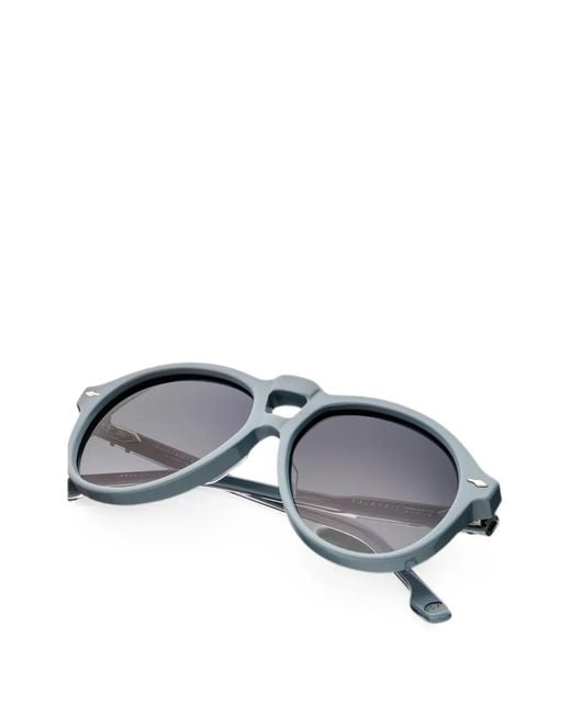 Jacques Marie Mage Blue Valkyrie Pilot-Frame Sunglasses