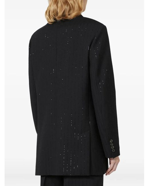 Max Mara Blue Appia Double-Breasted Blazer