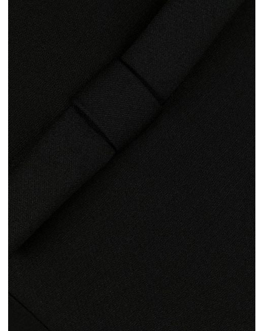 Valentino Garavani Black Bow-Detail A-Line Mini Dress
