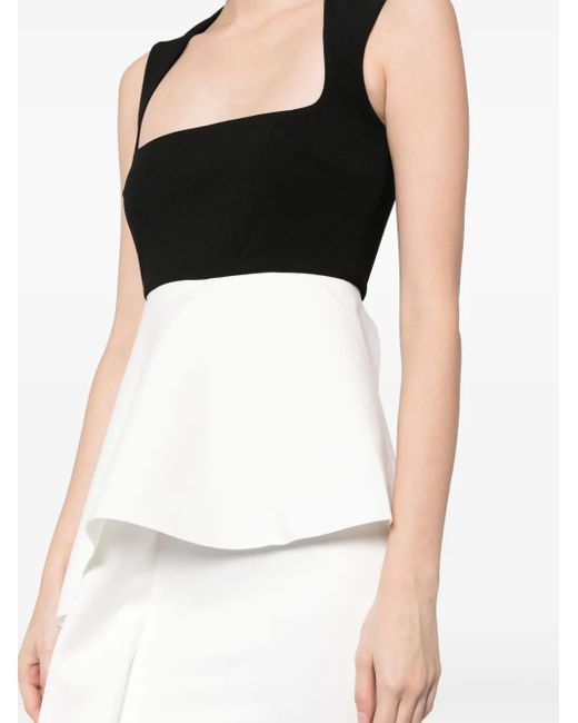 Solace London White Ally Maxikleid