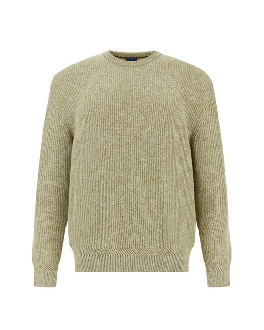 Paul & Shark Green Piuma Raglan-Sleeve Sweater for men