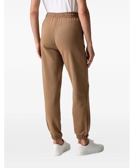 Lacoste Natural Logo-Patch Track Pants
