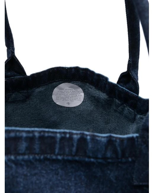 Anine Bing Blue Leo Denim Tote