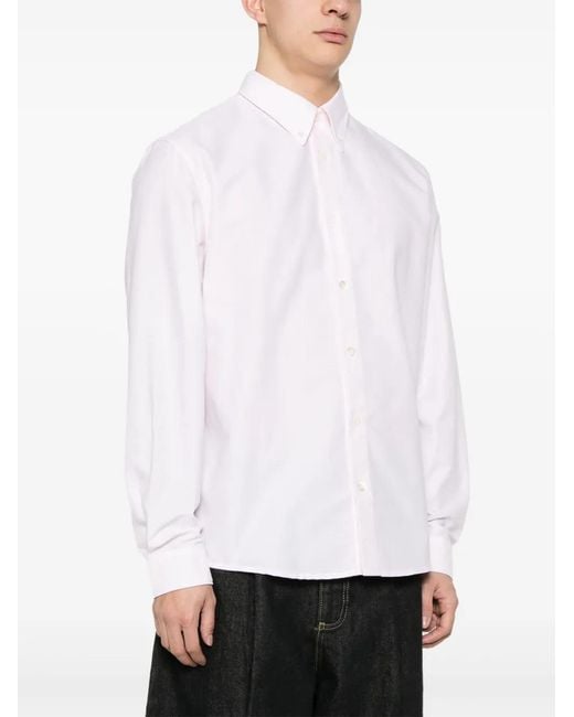 A.P.C. White Greg Shirt for men