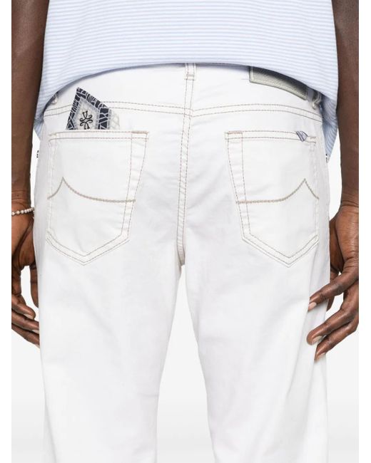 メンズ Jacob Cohen Bard パンツ White