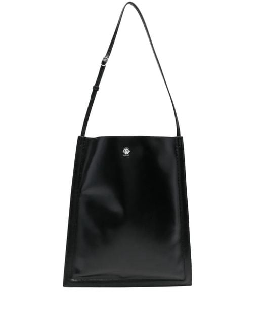Bally Men's Black Leather Shoulder Bag