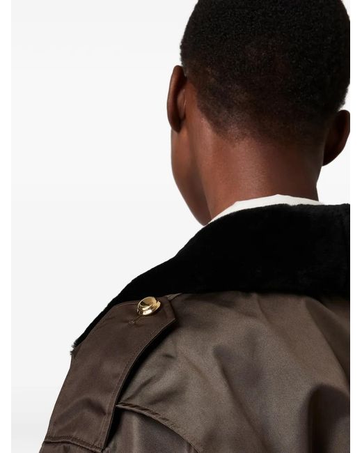 Miu Miu Black Padded Military Jacket