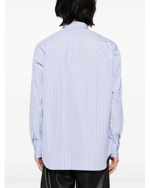 Comme des Garçons White Tartan Lattice Shirt for men