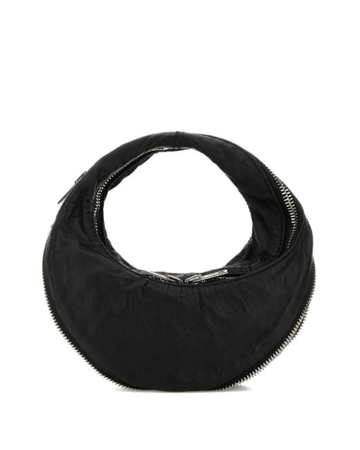 Alexander Wang Black Leather Twist Handbag