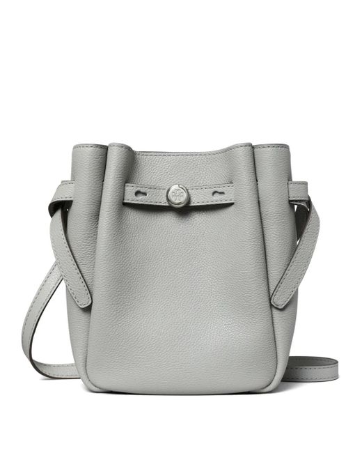 Tory Burch Gray Small Romy Crossbody Bag
