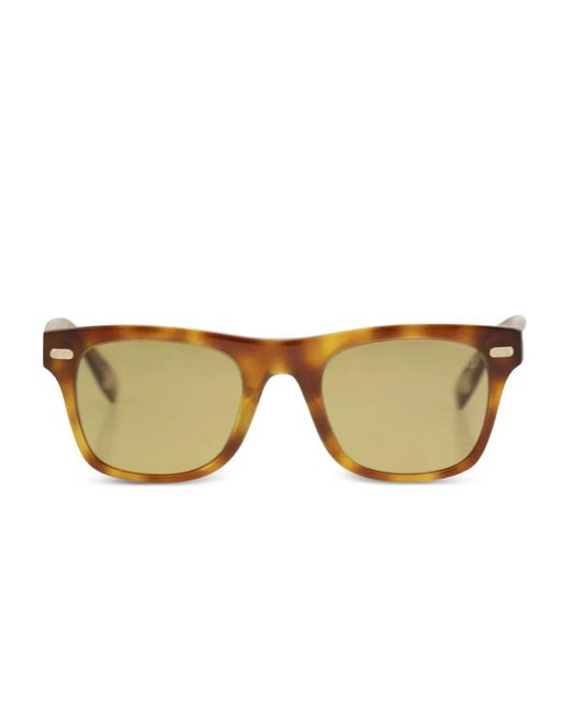 Brunello Cucinelli Natural Square-Frame Sunglasses for men