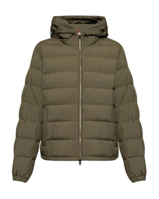 メンズ Moncler Laveraet フーデッド ダウンジャケット Green