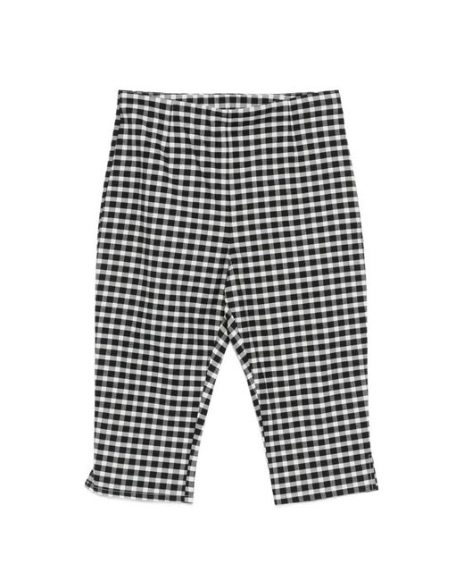 Posse White Chiara Gingham Shorts