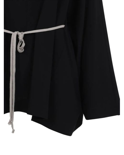 Felpa Con Cappuccio di Rick Owens in Black