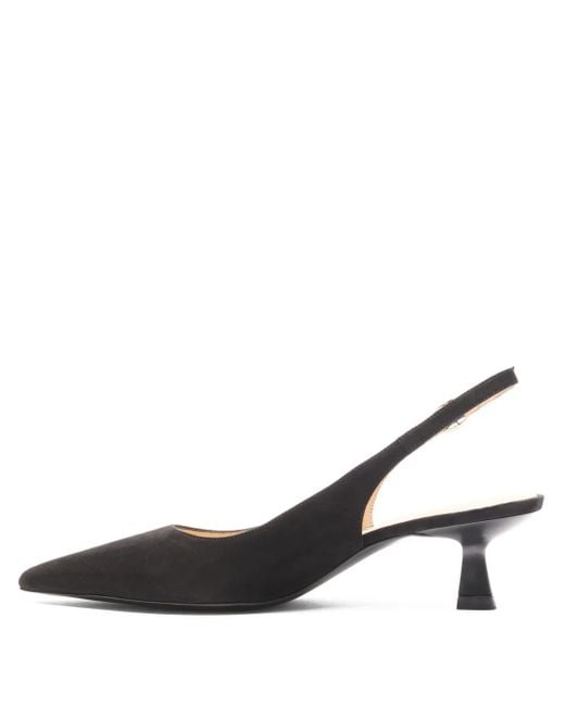 Stuart Weitzman Black 50Mm Stuart Sculpt Pointed-Toe Pumps