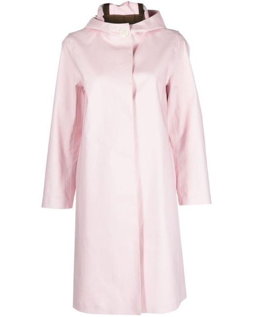 Cappotto con cappuccio Watten di Mackintosh in Pink