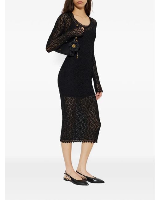 Furla Black Poppy Slingback Ballet Flats