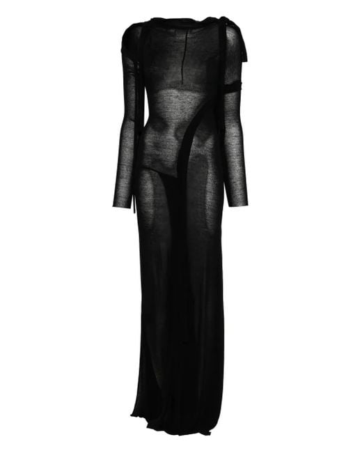 OTTOLINGER Black Maxikleid Im Deconstructed-Look