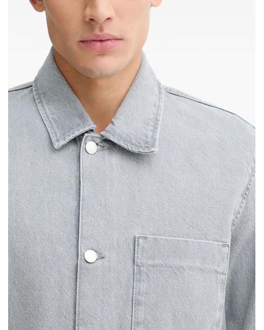 Marc O' Polo Gray Veste Boutonnée for men