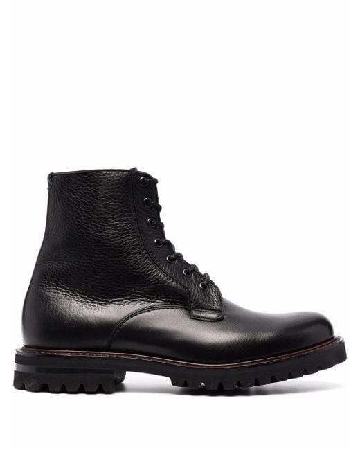 メンズ Church's レースアップ ブーツ Black