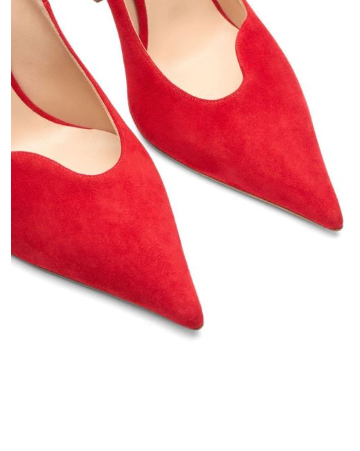 Casadei Red 100Mm Superblade Pumps