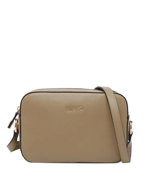 Liu Jo Brown Logo Crossbody Bag