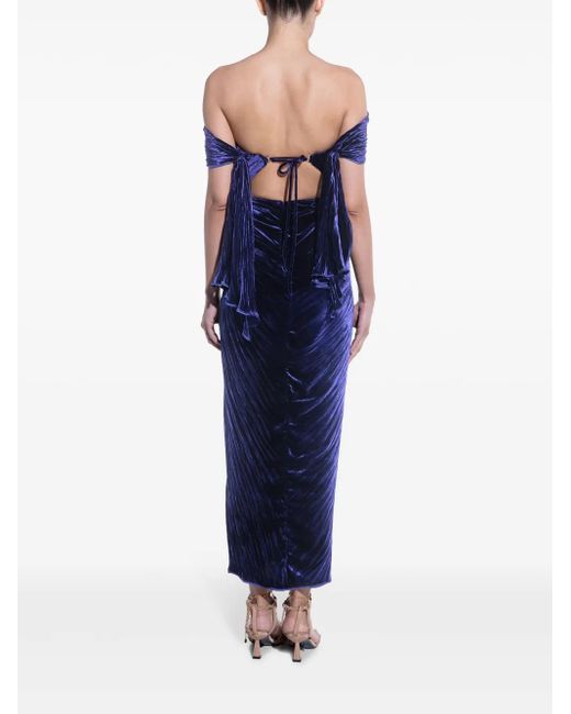 Maria Lucia Hohan Blue Yara Midikleid