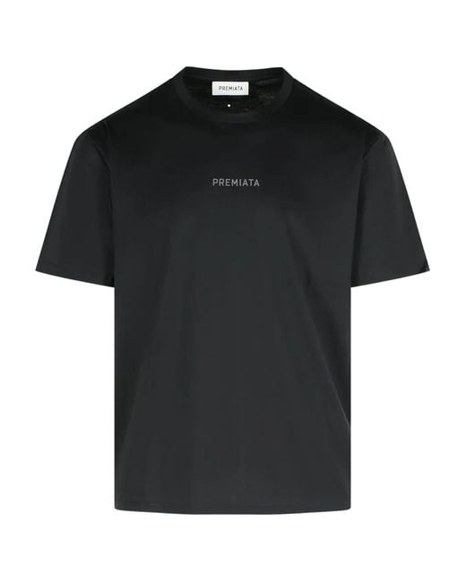 Premiata Black Logo-Print T-Shirt for men