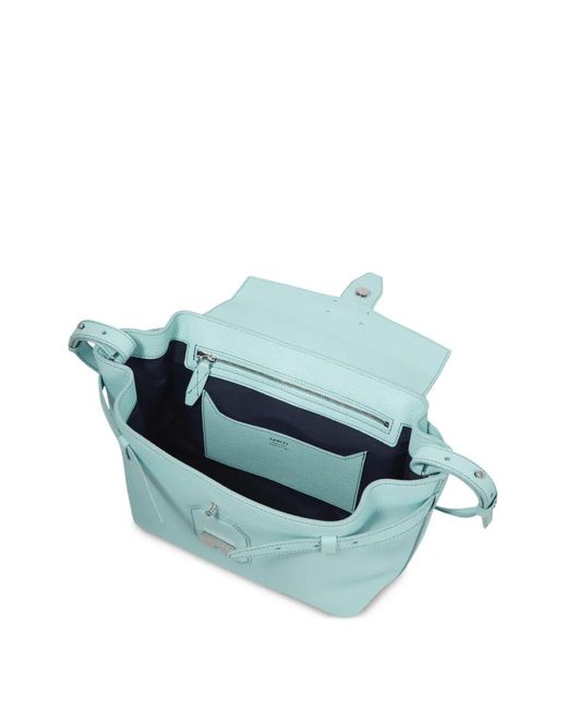 Lancel Blue Charlie Tote Bag