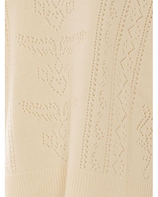 Zadig & Voltaire Natural Markuz Pointelle-Knit Sweater