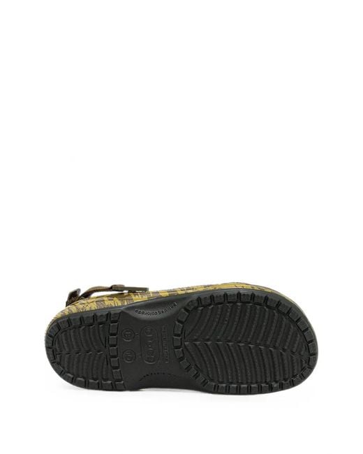 CROCSTM Green X Aries Arise Classic Camouflage-Print Jibbitz-Embellished Clogs