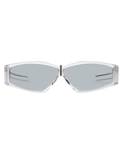 Gentle Monster White Vete C1 Rectangle-frame Sunglasses