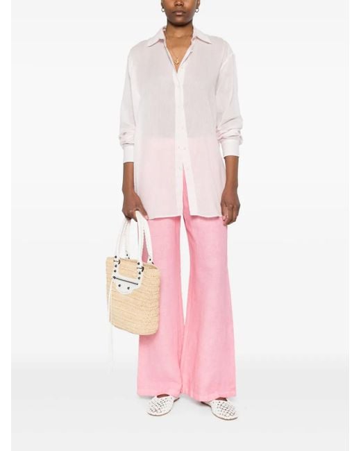 パンツ 120%LINO SS25 (32ALIW2145 0000115000200) リネンパンツ／120%LINO (120%リノ)｜愛着を持ってずっと使い