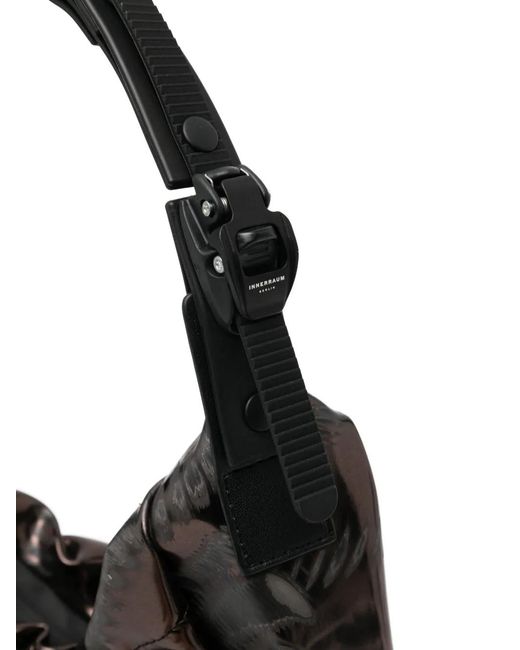 Innerraum Black Hm2 Cruch Half Moon Bag