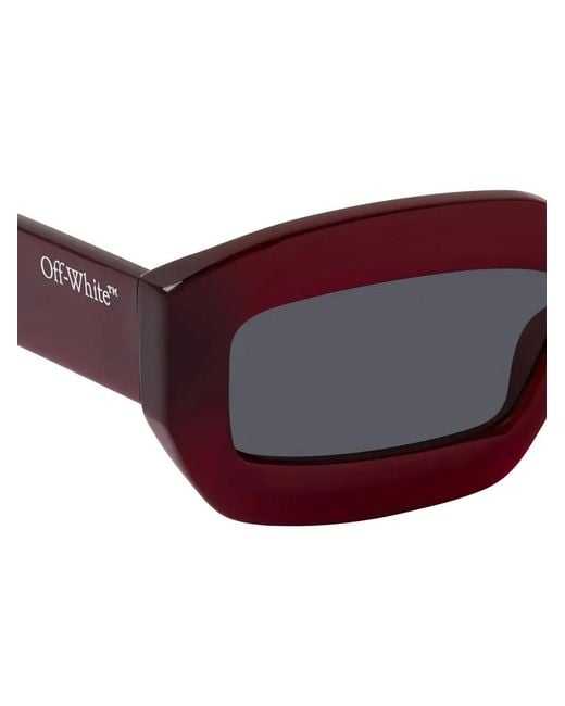 Off-White c/o Virgil Abloh Purple Square-Frame Sunglasses