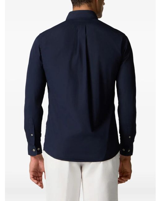 Brooks Brothers Blue Cotton Shirt for men