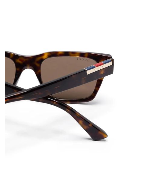 Gucci Brown Square-Frame Sunglasses for men