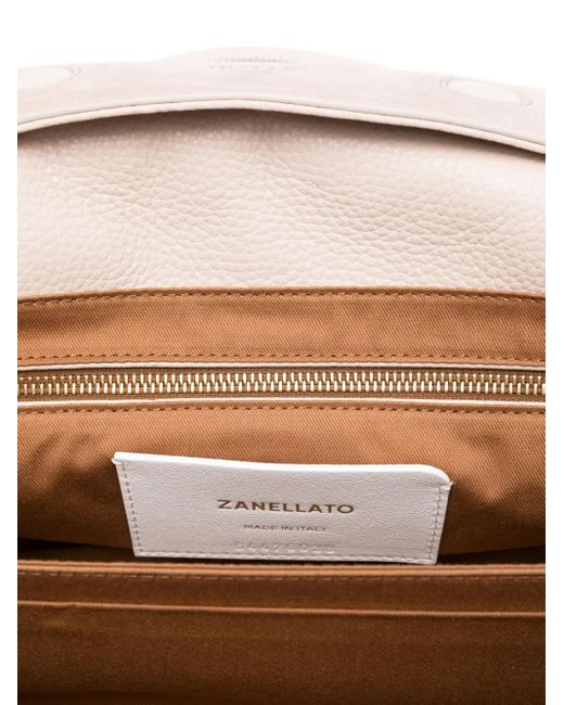 Borsa Tote Dotta Piccola di Zanellato in Natural