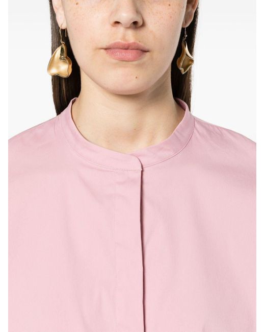 Max Mara Pink Karina Poplin Shirt