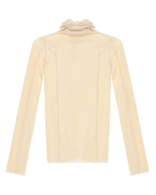 Baserange White Omato Organic-Cotton Top