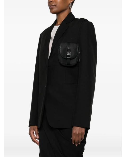 Coperni Black Single-Breasted Blazer