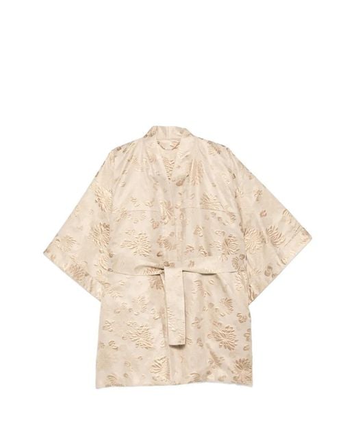 Kiton Natural Floral Overcoat