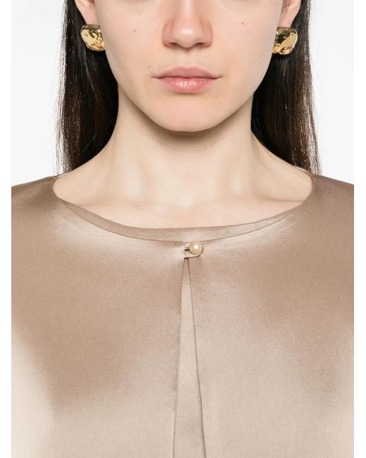 Fely Campo Natural Broad-Sleeve Crop Jacket